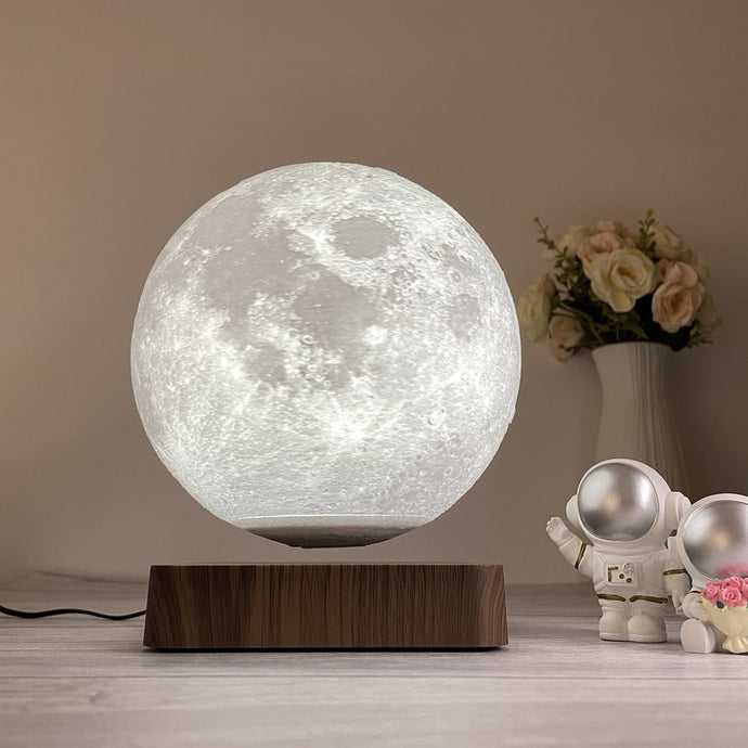 Floating Moon Lamp - A Beautiful View of the Moon's Surface