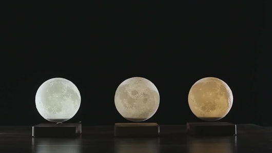 Månelampe - 3 forskellige afslappende farver